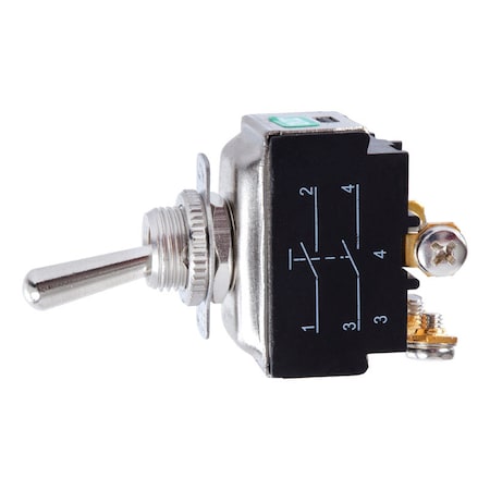 Jandorf Jandorf 20 amps Double Pole Toggle Power Tool Switch Silver 1 pk 61130